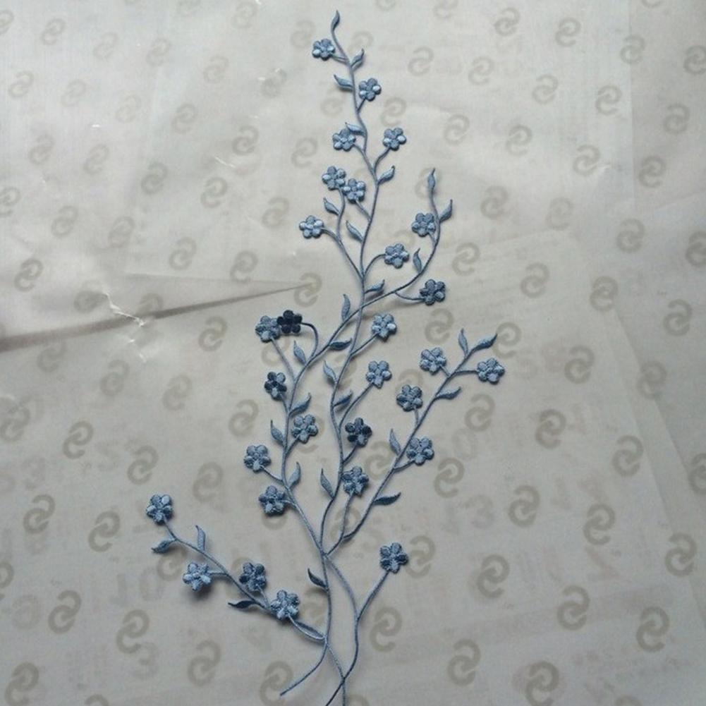 Applique Patch Flower - 3D Flower Applique Plum Blossom Embroidery