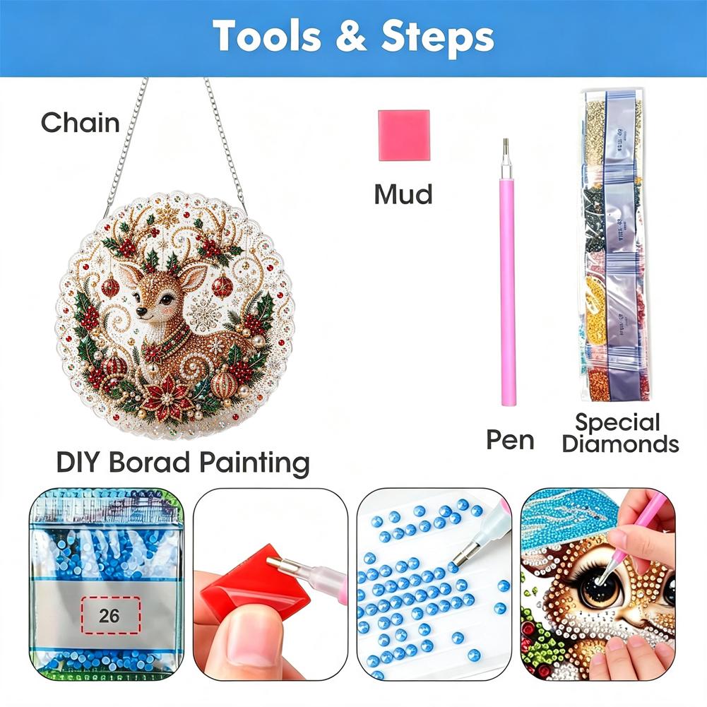 Christmas Pearl Diamond Painti - Pearl Trim Chain review and price