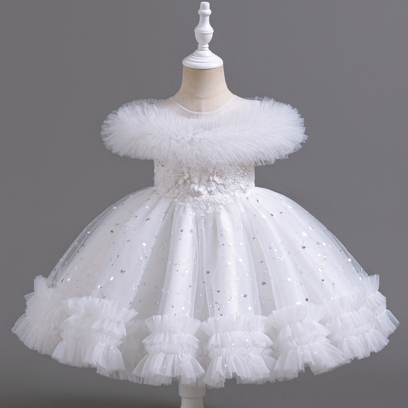 Fashion Princess Dress for Gir - Lace Ribbon Trim review and price