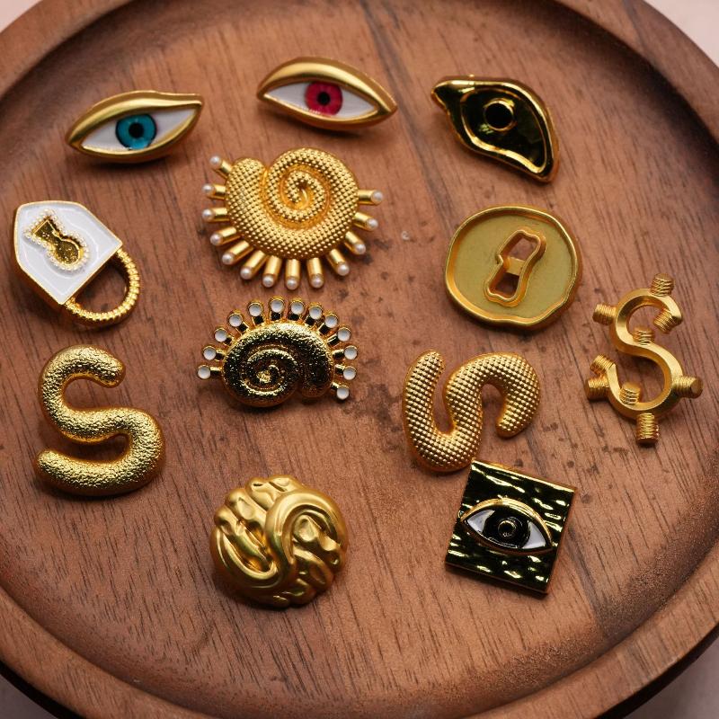 Vintage Metal Button Heart Sha - Craft Embellishment review and price