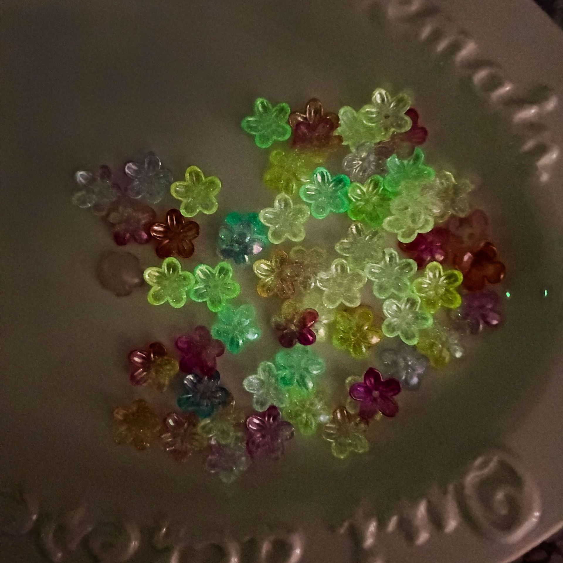 100pcs 12mm Glow in The Dark A - Embellishment Crafts review and price