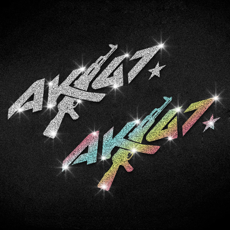Imitation Diamond Glitter AK47 - Glitter Vinyl Roll review and price