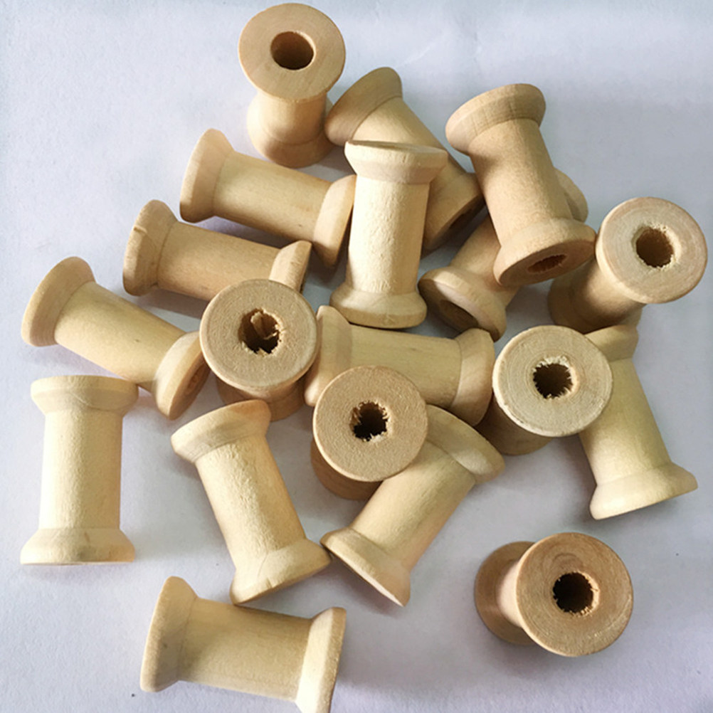 60 Pcs Bobbins Sewing Natural  - Embroidery Craft review and price
