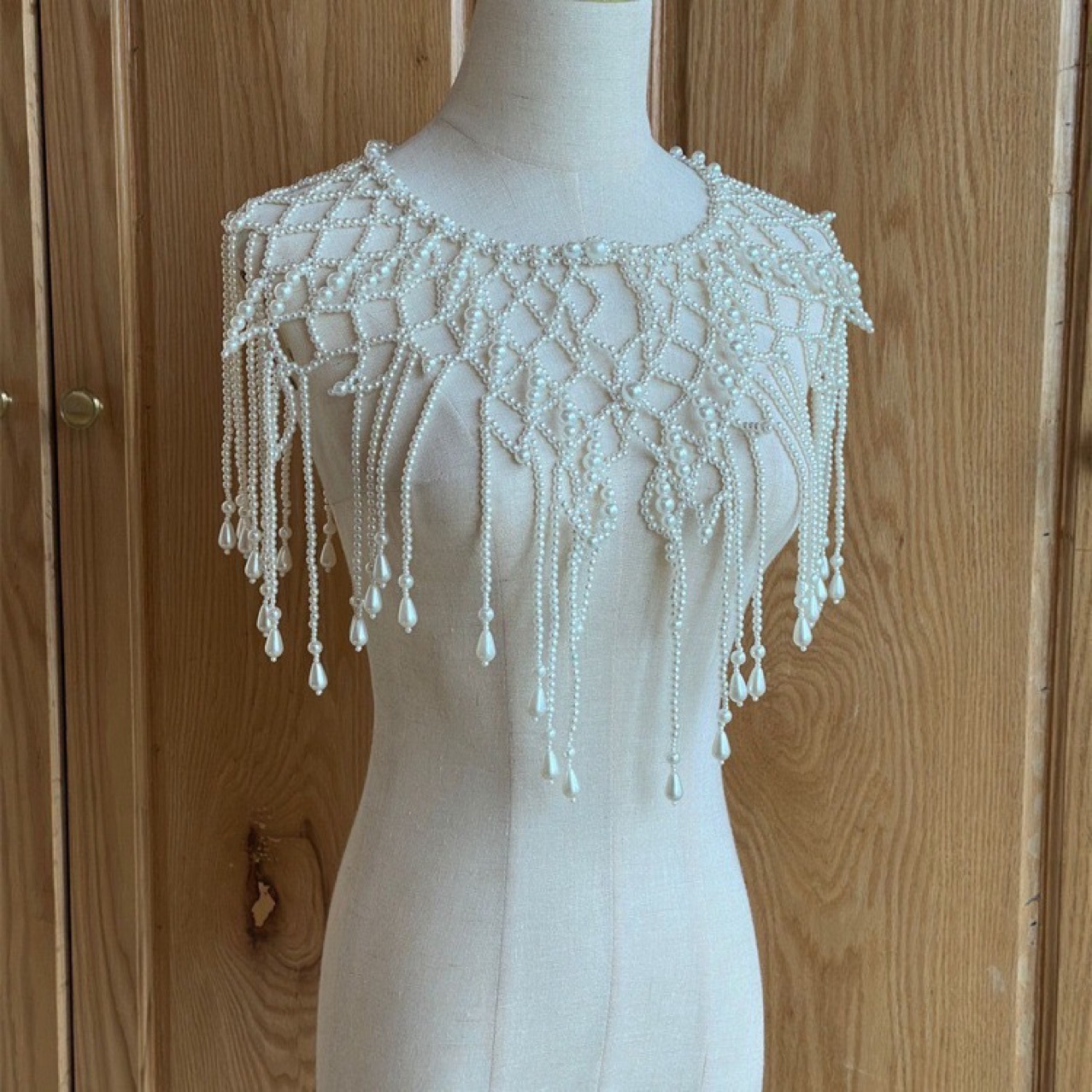 Handmade Pearl Layered Body Ch - Pearl Trim Chain review and price