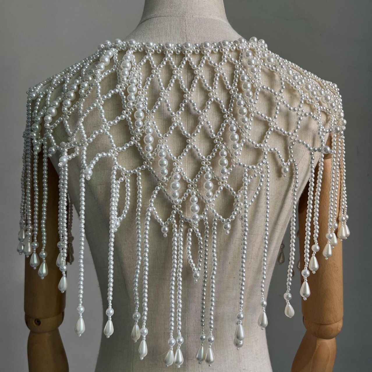 Handmade Pearl Layered Body Ch - Pearl Trim Chain review and price