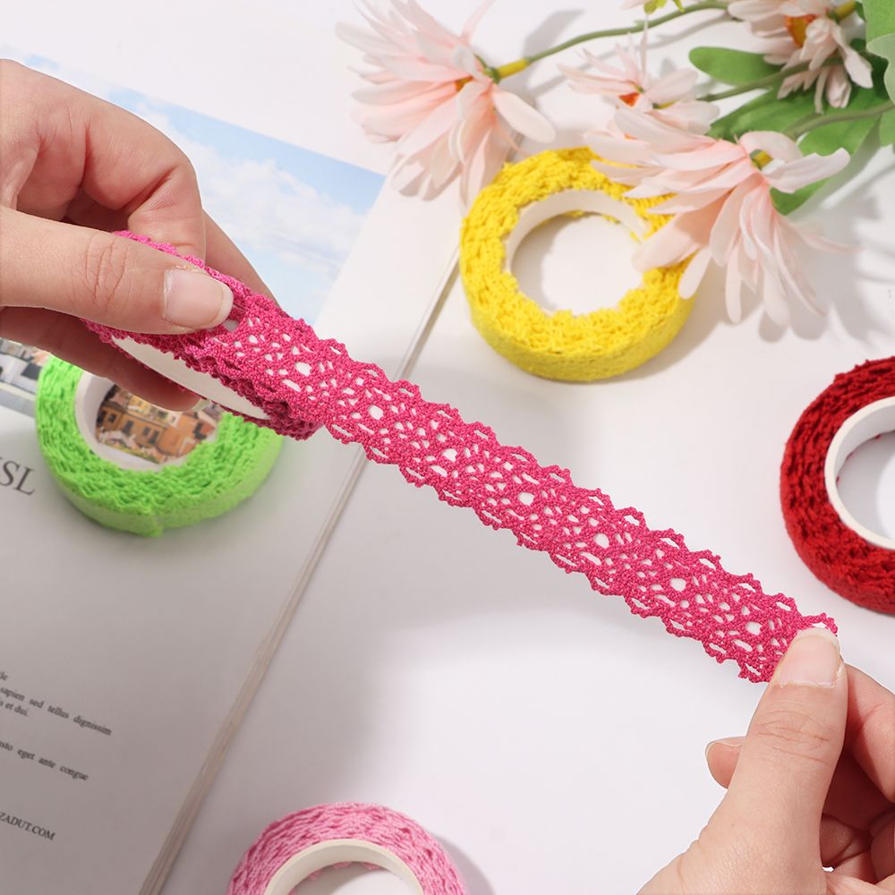 2Yards/pc Lace Tapes Sticker S - Lace Ribbon Trim review and price