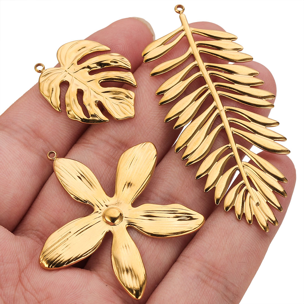 5PCS Stainless Steel Large Lea - Embellishment Crafts review and price
