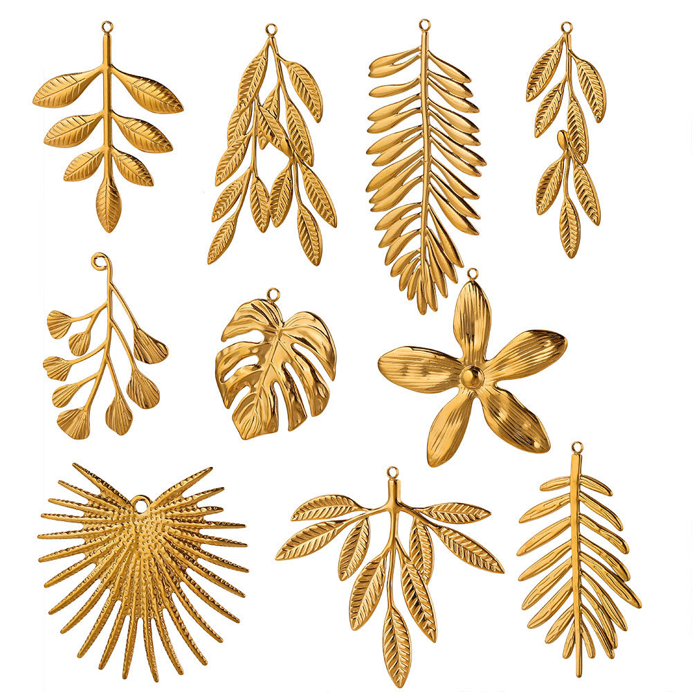 5PCS Stainless Steel Large Lea - Embellishment Crafts review and price