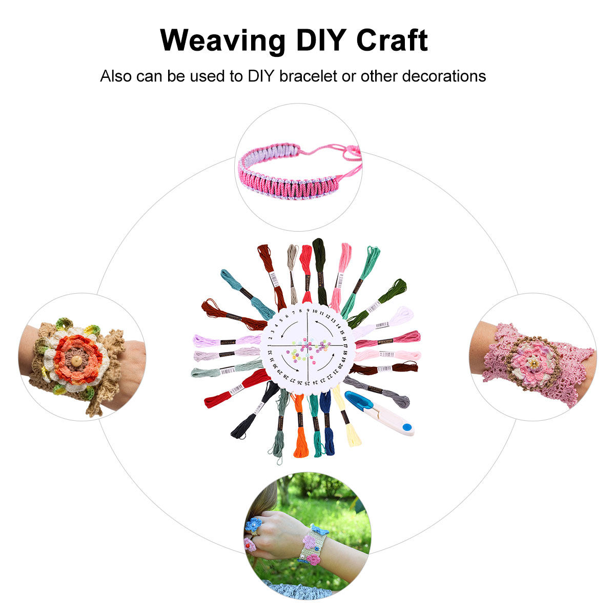 Friendship Bracelet Making Kit - Embroidery Craft review and price