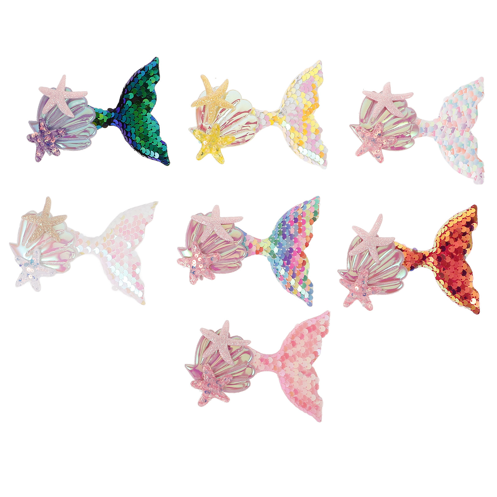 7Pcs Mermaid Fabric Patches fo - Craft Embellishment review and price