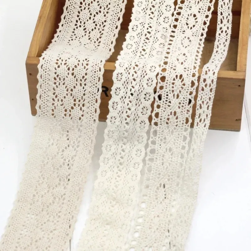 Ivory White Cotton Lace Trim R - Lace Ribbon Trim review and price