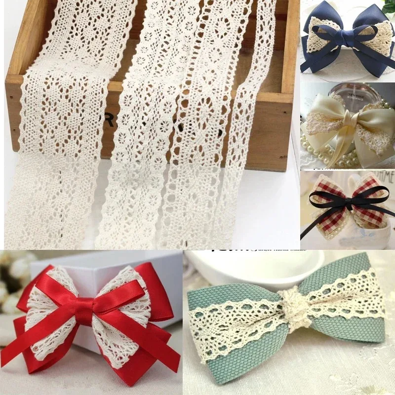 Ivory White Cotton Lace Trim R - Lace Ribbon Trim review and price
