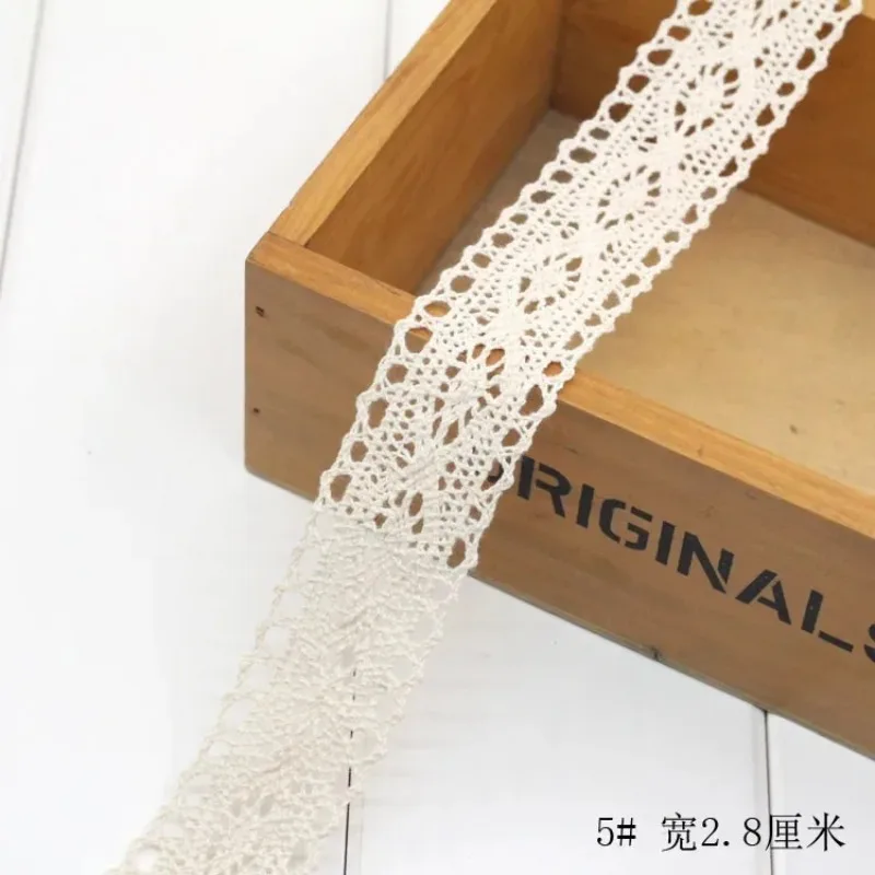 Ivory White Cotton Lace Trim R - Lace Ribbon Trim review and price