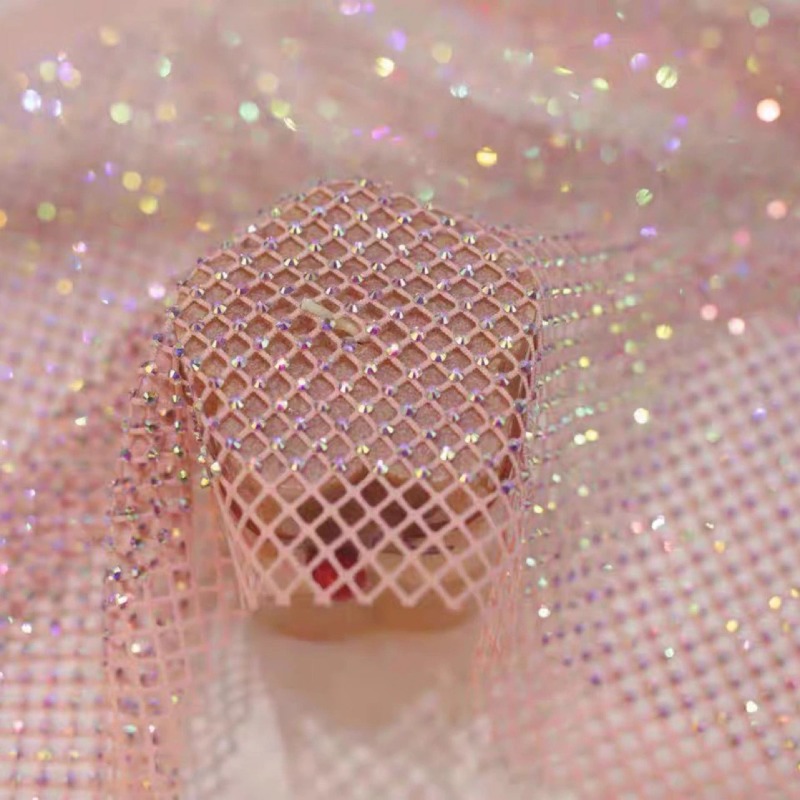 Mistlace Stretch Rhinestone Fi - Crystal Mesh Fabric review and price