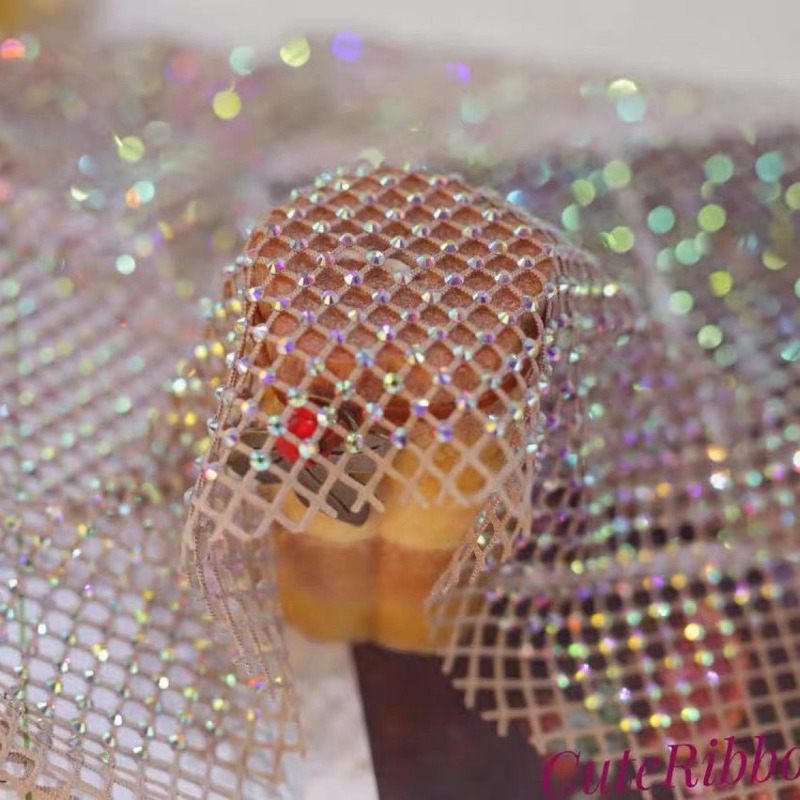 Mistlace Stretch Rhinestone Fi - Crystal Mesh Fabric review and price