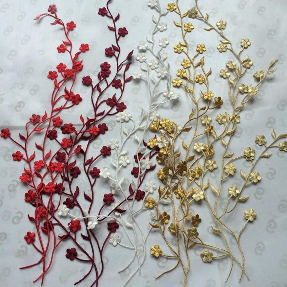 3D Flower Applique Plum Blosso - Applique Patch Flower review and price