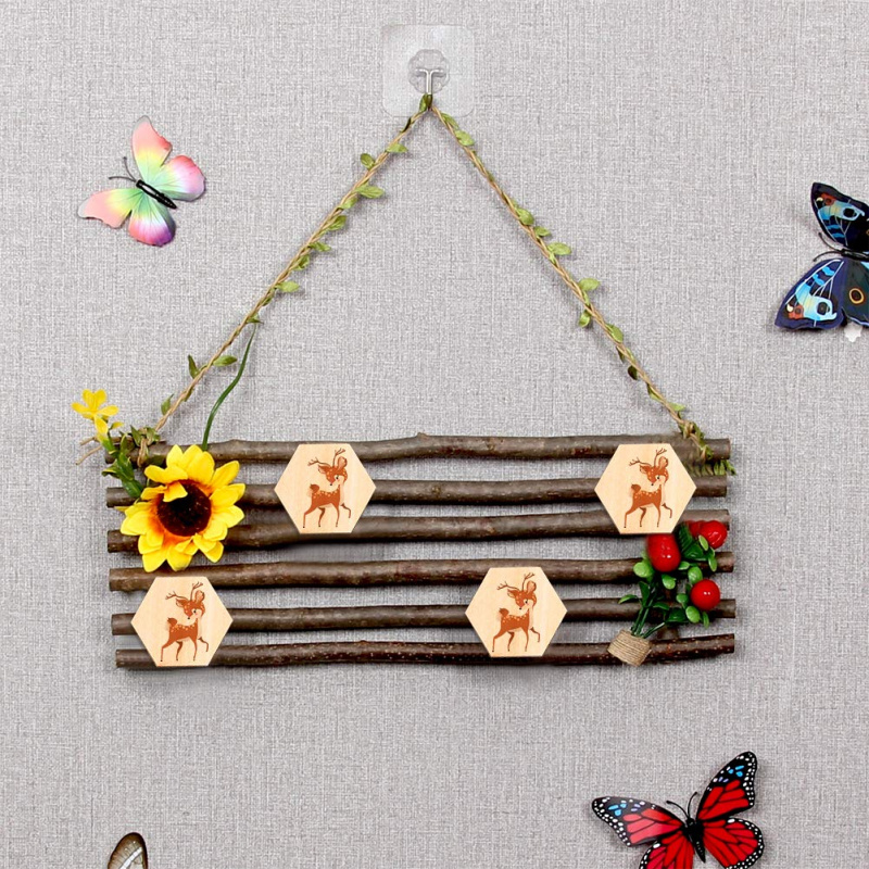 5cm Wooden Hexagon Blank Slice - Christmas Craft Embellishment review and price