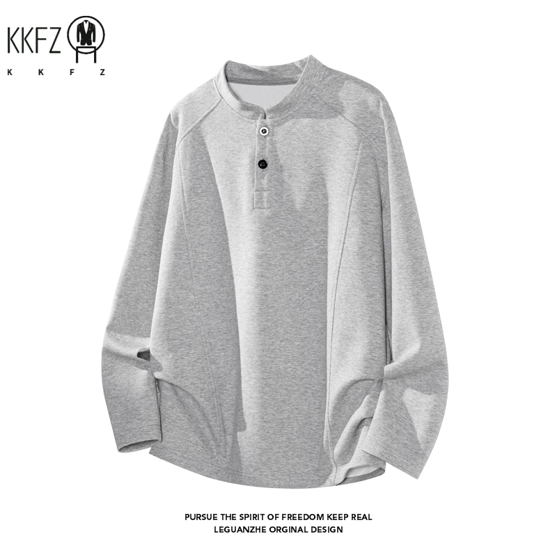 Male Raglan Sleeve Henley Pull - Embellish Knit review and price