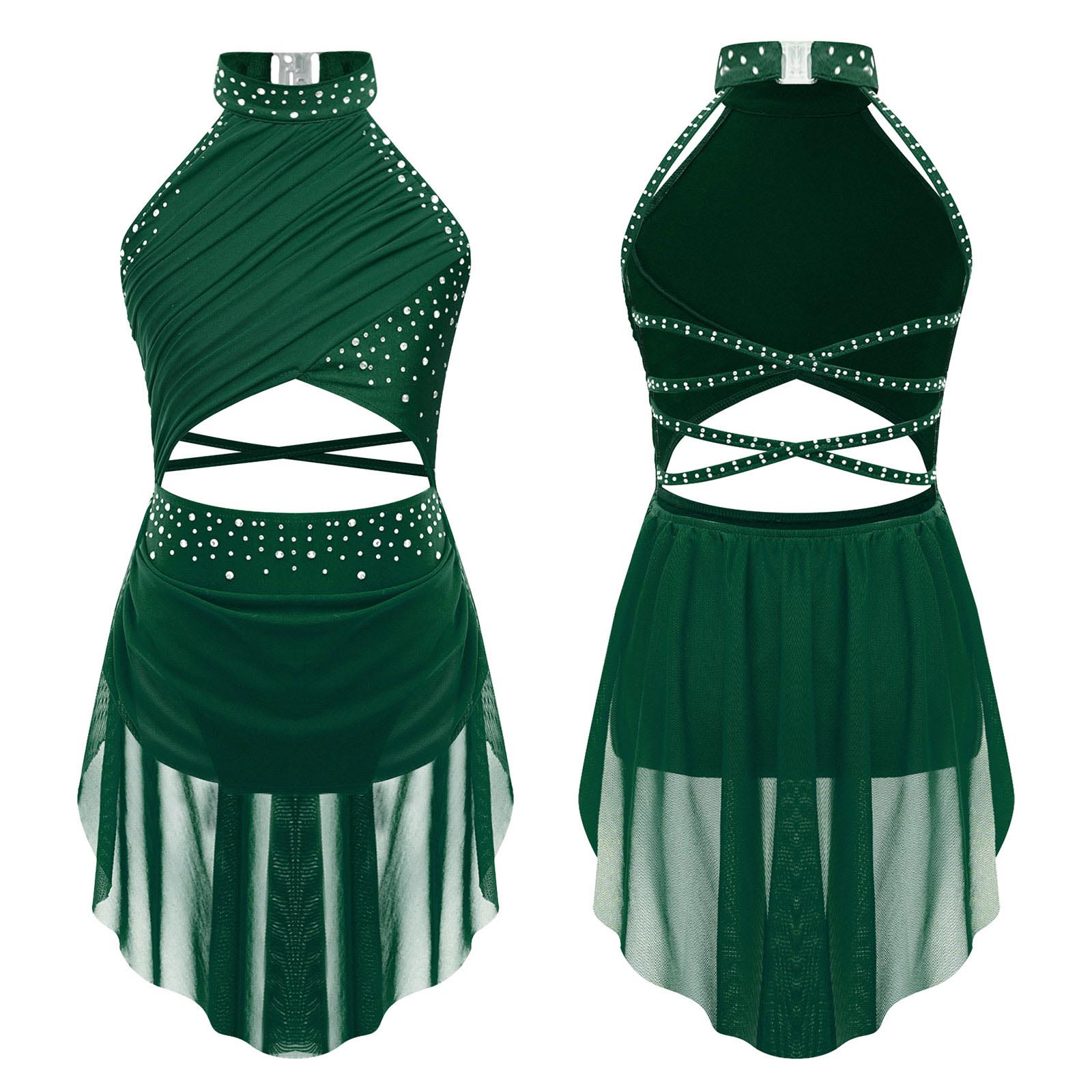 Girls Lyrical Dance Dress Rhin - Rhinestone Banding Trim review and price