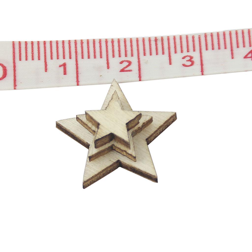 Basswood Craft Star Slices Nat - Craft Embellishment review and price
