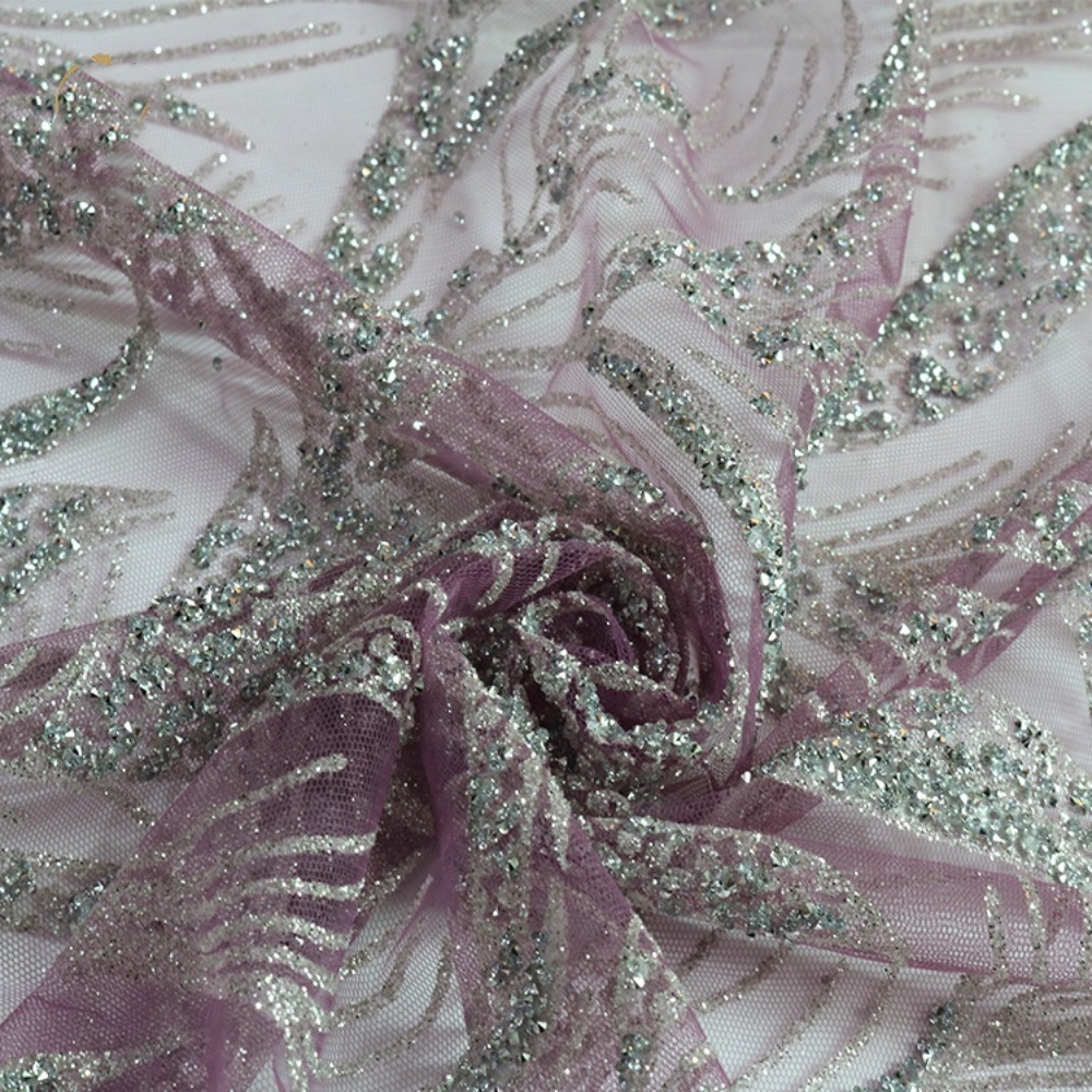 10 Hot Stamping Powder Pattern - Crystal Mesh Fabric review and price