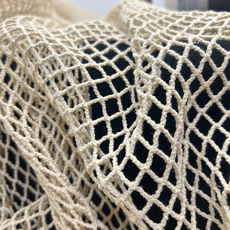 Cotton Linen Fish Net Fabric L - Crystal Mesh Fabric review and price